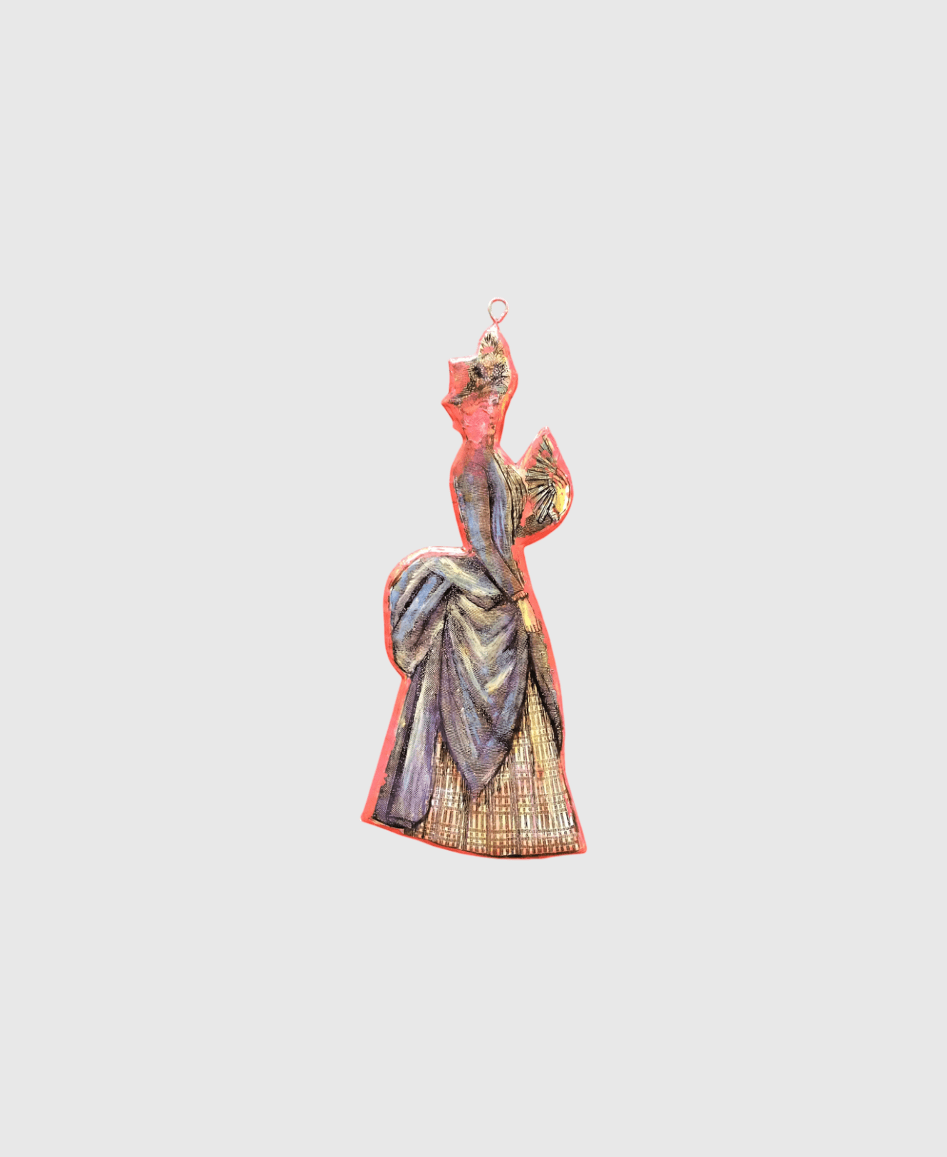 Victorian Lady with Fan - Photo 1