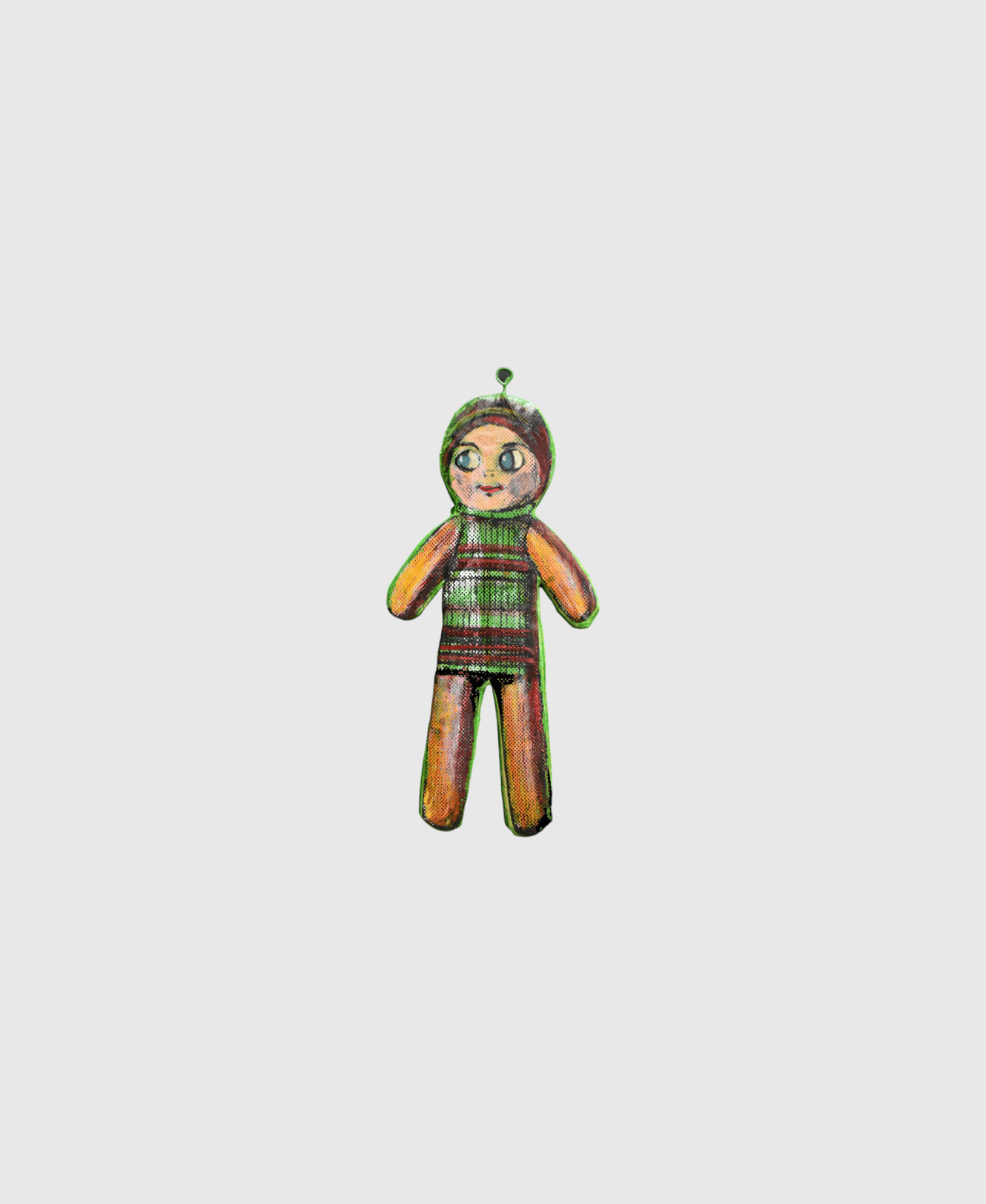 Victorian Doll in Striped Jumper - Photo 1